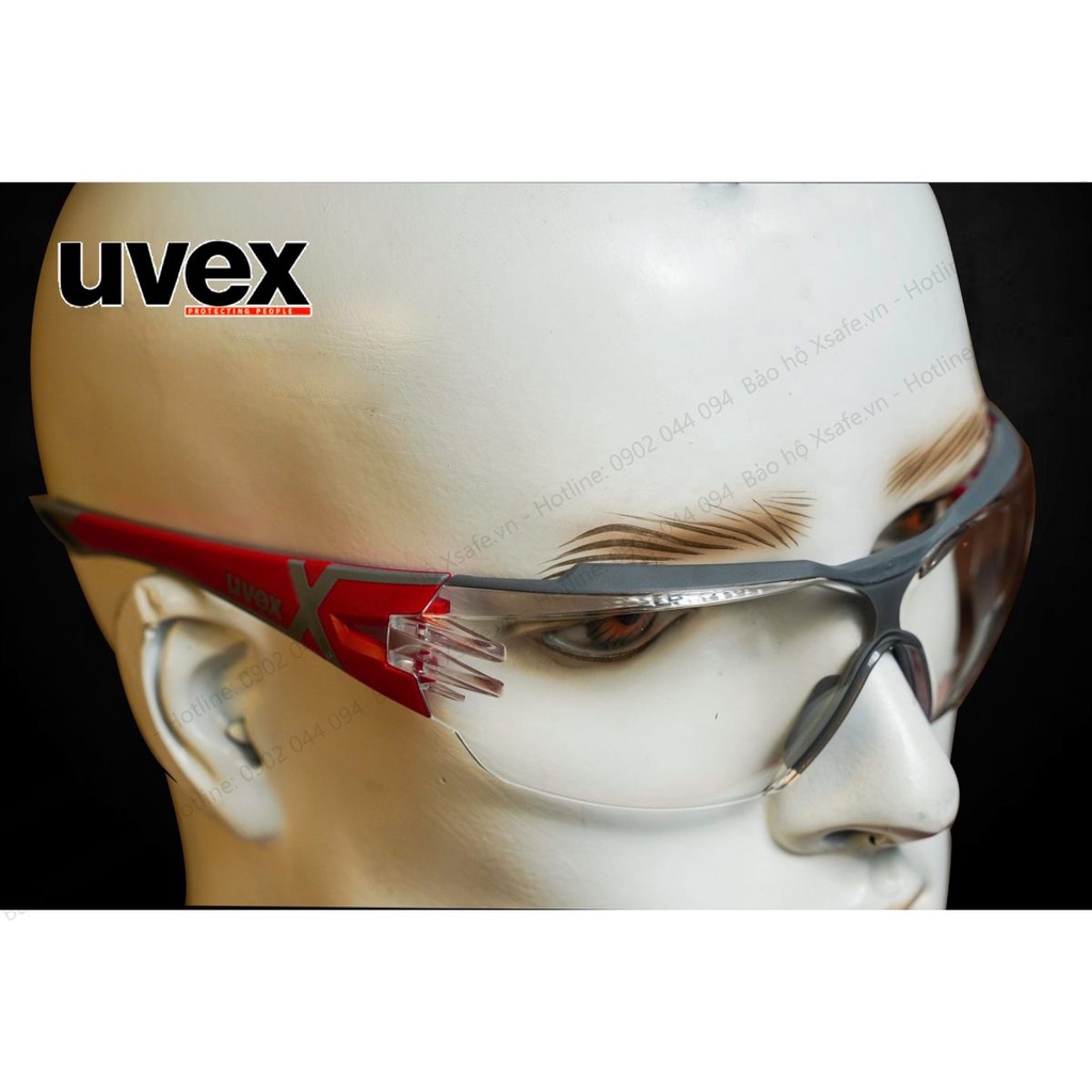 Kính bảo hộ UVEX PHEOS CX2 9198258 chống bụi, chống đọng sương trầy xước vượt trội, ngăn chặn tia UV, mắt kính đi xe máy