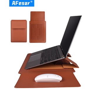 Túi da đa năng cho Macbook Air Pro 13 15 Notebook Lenovo Xiaomi Macbook Air 11 12 13.3 15.4 Inch
