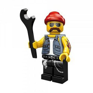Lego series 10s - thợ sửa chữa xe máy - số 16
