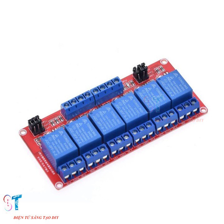 MODULE RELAY - RƠ LE 6 KÊNH 5VDC