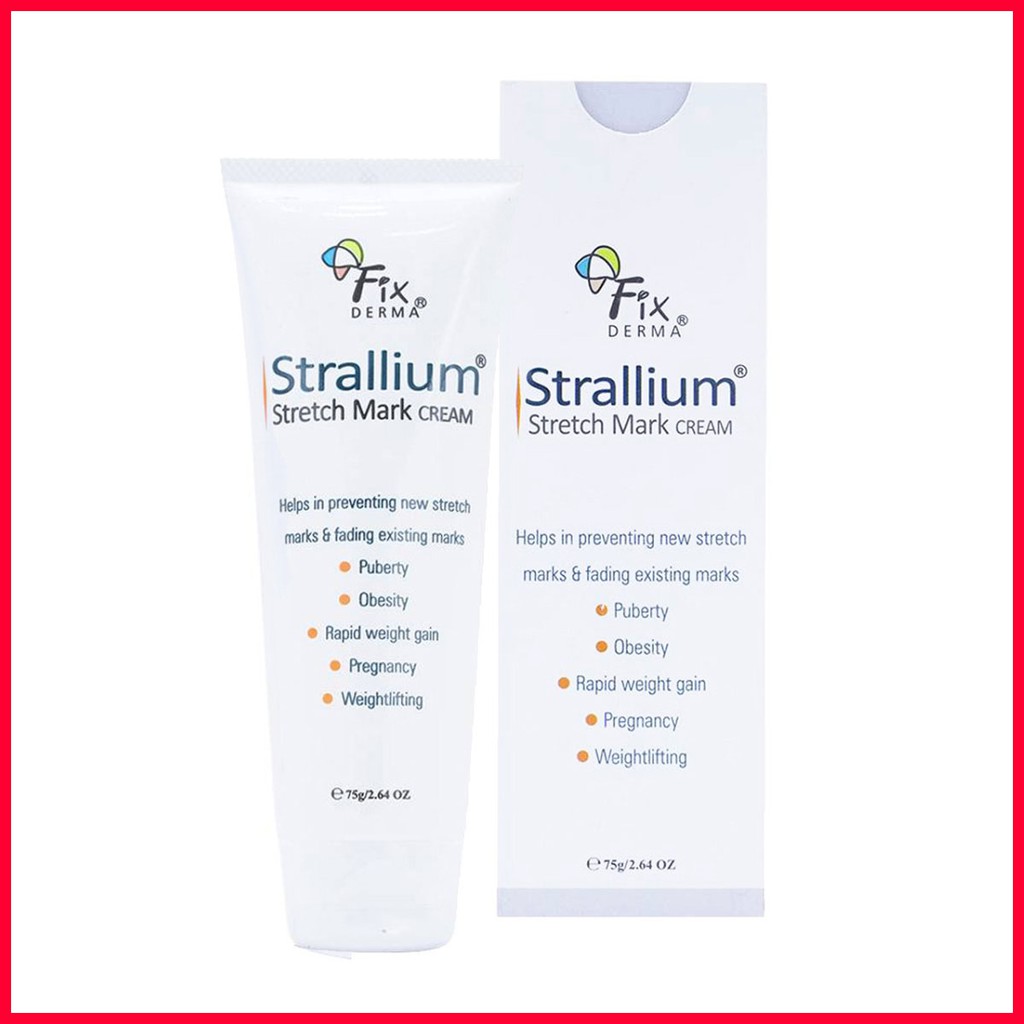 Kem Cải Thiện Làm Mờ Rạn Da Fixderma Strallium Stretch Mark Cream: thấm sâu, làm mờ vết rạn, phục hồi da 75gr