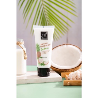 [Chính Hãng] Tẩy da chết sợi dừa non A cosmetics