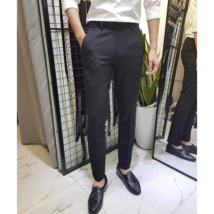 Quần tây nam cao cấp vải tuyết mưa co dãn | BigBuy360 - bigbuy360.vn