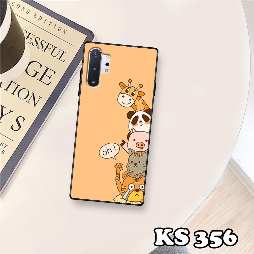 Ốp lưng Samsung Note 10 - Samsung Note 10 Plus - Samsung Note 10 Lite - Ốp in hình Cat&amp;Bear đáng yêu - Chất liệu TPU
