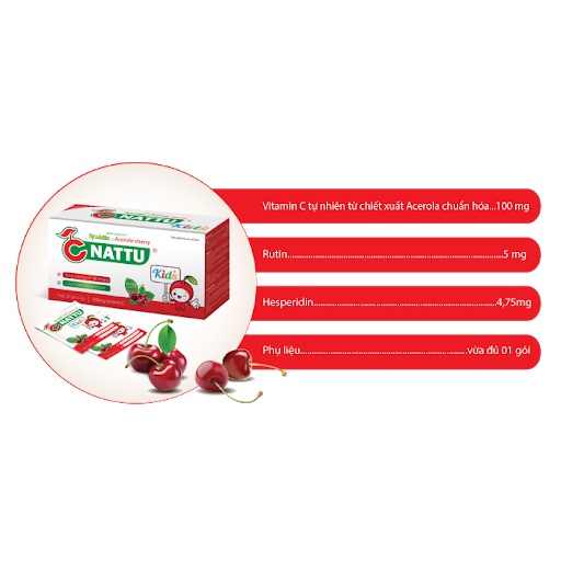 CNATTU KIDS – Tăng cường sức đề kháng, giúp cơ thể khoẻ mạnh