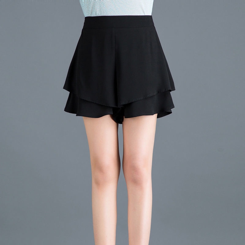Chân Váy Chữ A Lưng Cao Dáng Rộng Chất Liệu chiffon size Lớn  Thời Trang Nữ váy ngắn Nữ NZ-DK-15