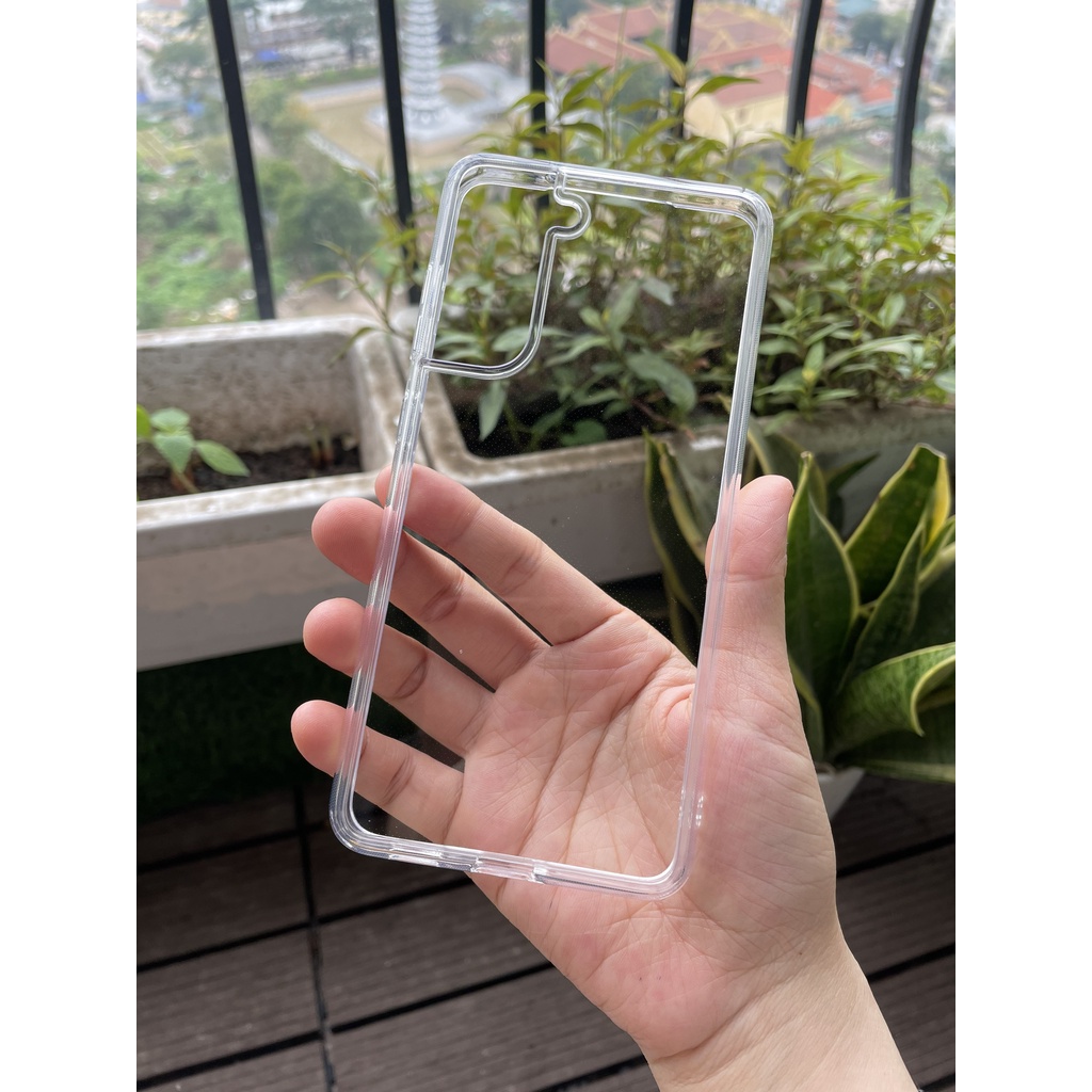 Ốp lưng LikGus cho Samsung S21 FE 5G viền dẻo lưng trong cứng không ố màu
