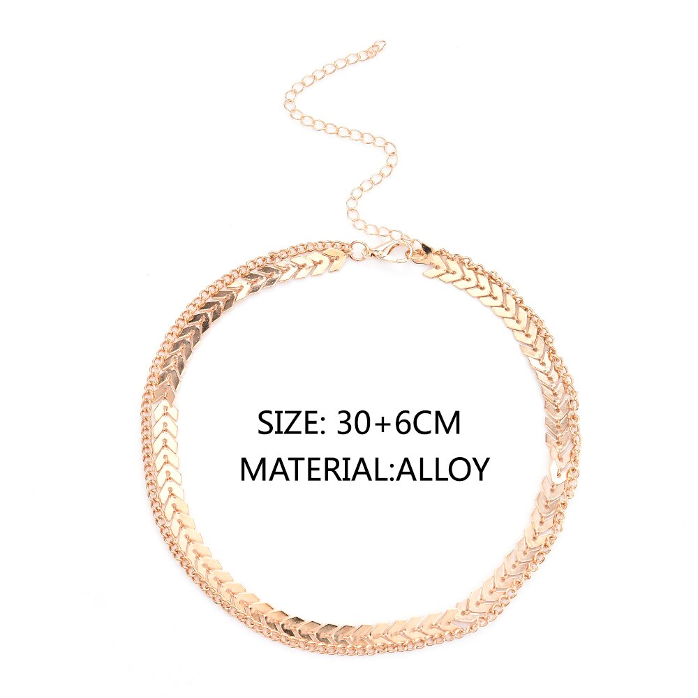 Dây chuyền chuỗi xương cá dành cho nữ