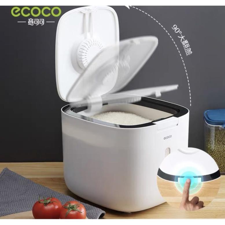 thùng đựng gạo ecoco 10kg cao cấp mẫu mới GDTH