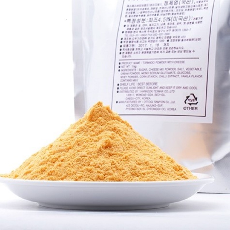 Bột phô mai Hàn Quốc  giúp chống ngấy, tăng vị cho các món chiên rán ( túi 1kg )