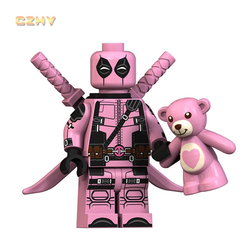 Siêu Anh Hùng Hồ Bơi mini mr. Đồ Chơi Lắp Ráp Mô Hình Tòa Nhà Đông Lạnh