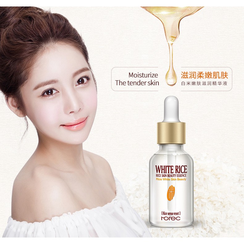 Serum dưỡng trắng da Rice White Skin Beauty Của Rorec Senabeauty | BigBuy360 - bigbuy360.vn