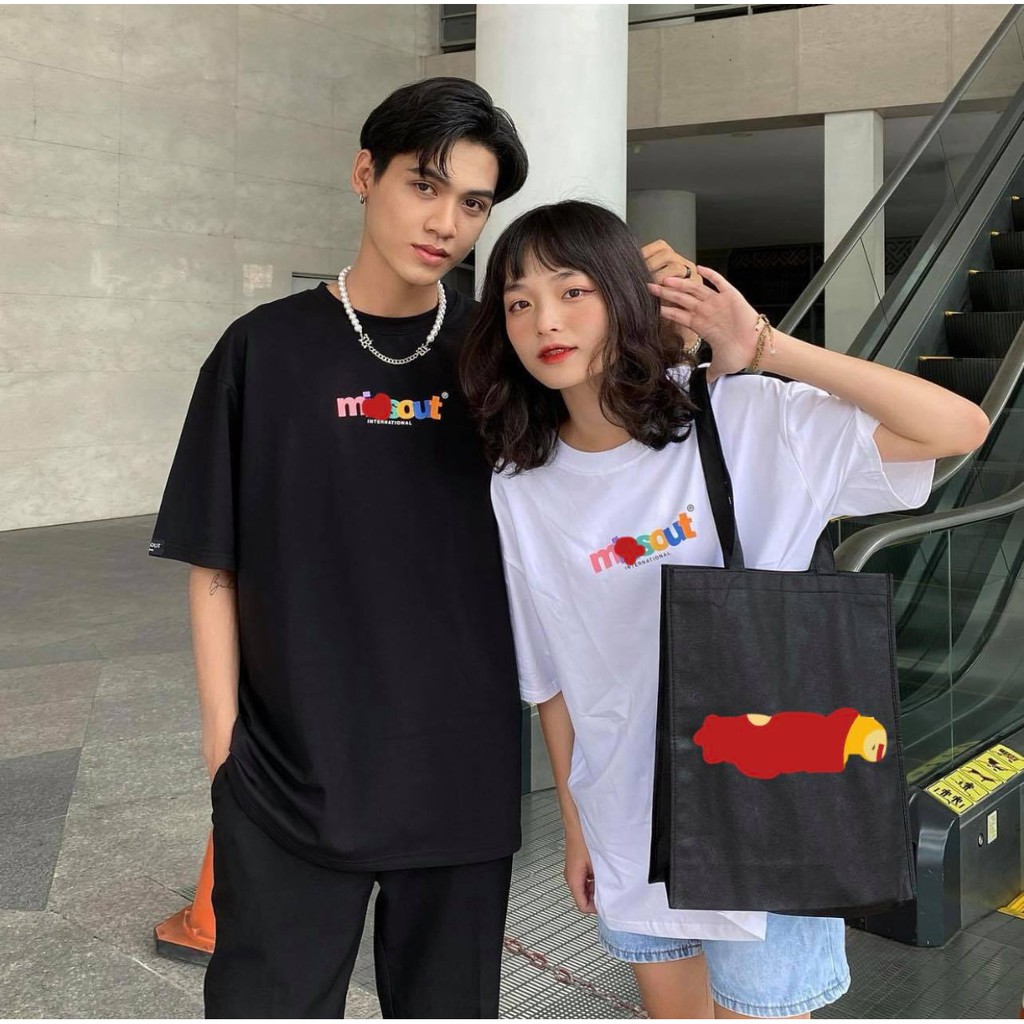 Áo Thun MISSOUT 7 màu nam nữ unisex shop bán sỉ quần áo