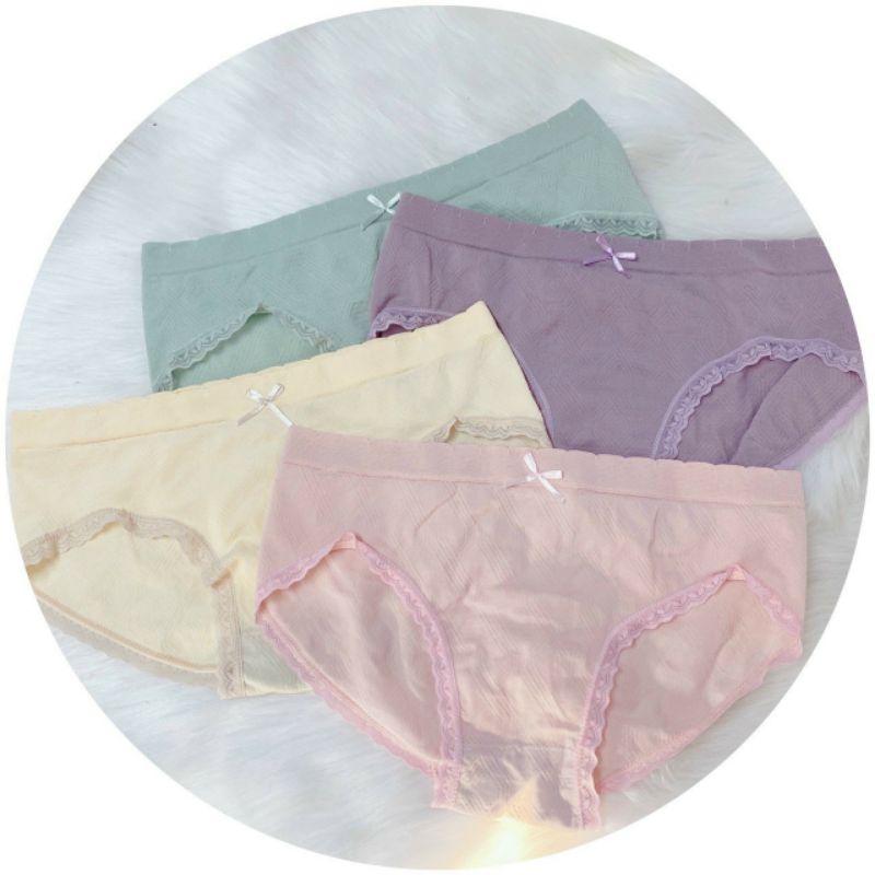 Bộ quần lót nữ chất liệu cotton thấm hút , mát