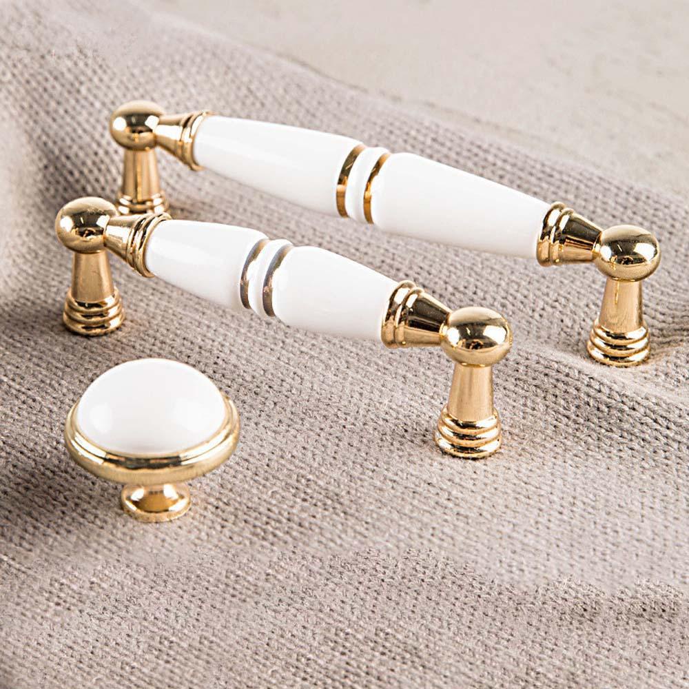 1 Tay Nắm Cửa Tủ Bằng Gốm Phong Cách Vintage Châu Âu