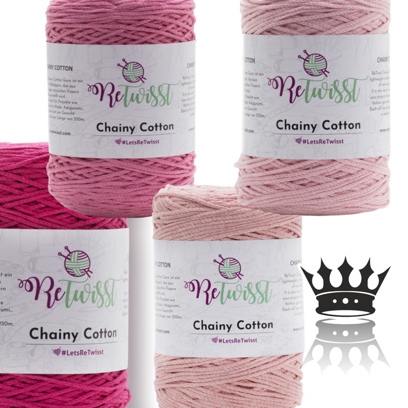 Sợi dệt cotton tái chế Retwisst Recycled Chainy Cotton 250gr