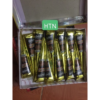 Mực vẽ xăm tạm thời henna Golache cone 25g - giữ mực 15 ngày
