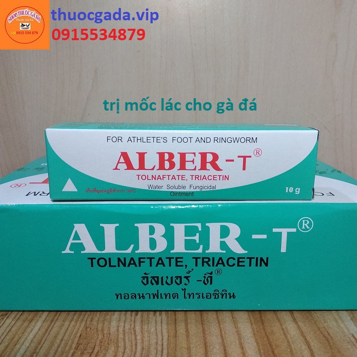 T.rị nấm t.rị lác cho gà đá AlberT