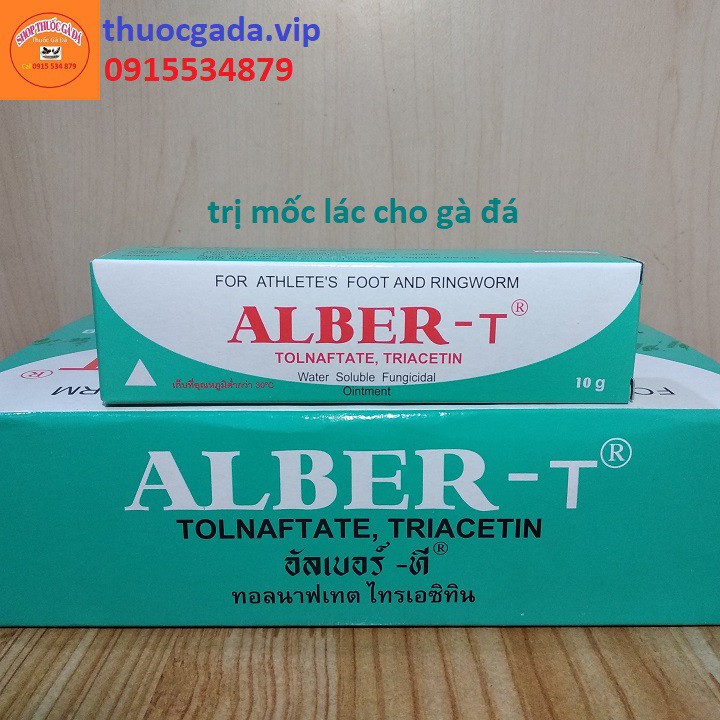 TRỊ NẤM TRỊ LÁC CHO GÀ ĐÁ ALBERT