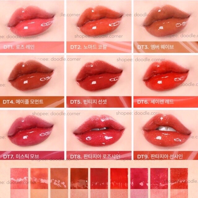[Có Sẵn] Son Tint bóng siêu lì, cho đôi môi căng mọng Merzy Aurora Dewy Tint 5.5g | BigBuy360 - bigbuy360.vn