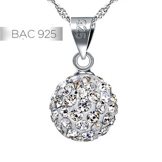 Dây chuyền bạc Ý s925 đính kim cương nhân tạo sang trọng (DC01)
