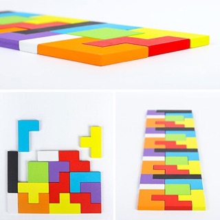 Bộ đồ chơi xếp gạch gỗ cho né