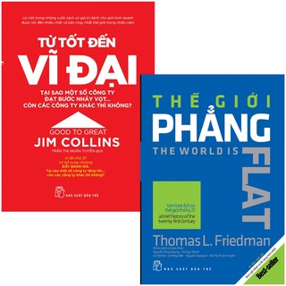 Sách Combo Sách Thế Giới Phẳng + Từ Tốt Đến Vĩ Đại (Bộ 2 Cuốn)