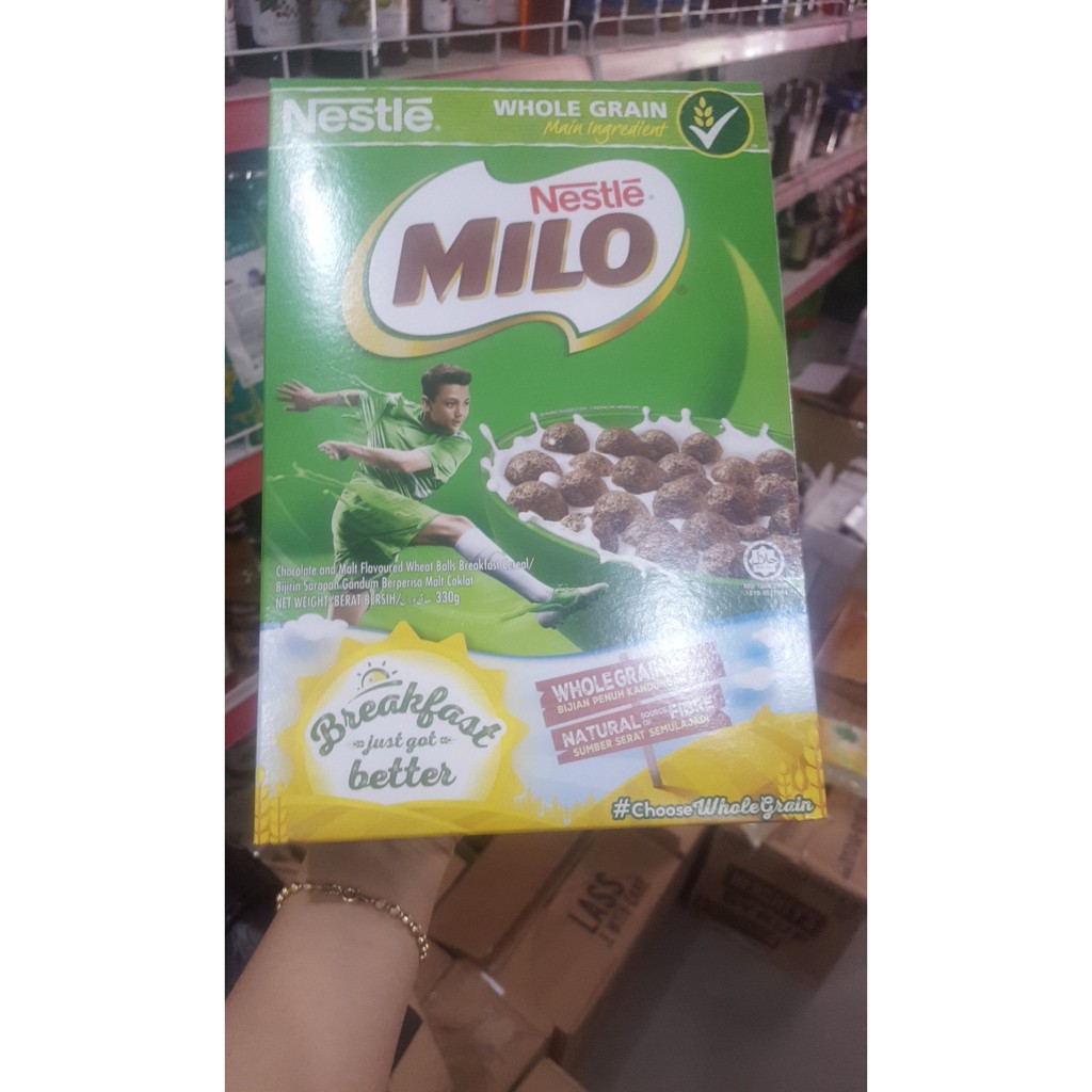 Bánh Ăn Sáng Nestle MILO Cereal (330g)