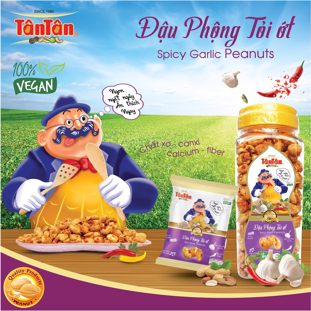 Đậu phộng Tỏi Ớt Tân Tân | BigBuy360 - bigbuy360.vn