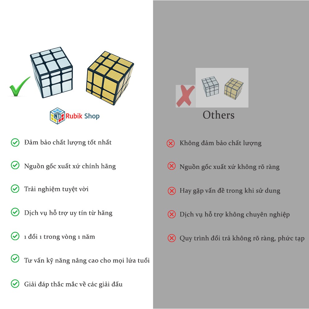 [Mã LIFE0503TOYS giảm 10% đơn 0Đ] [Rubik Biết Thể] Rubik Moyu Meilong Mirror -Rubik Gương