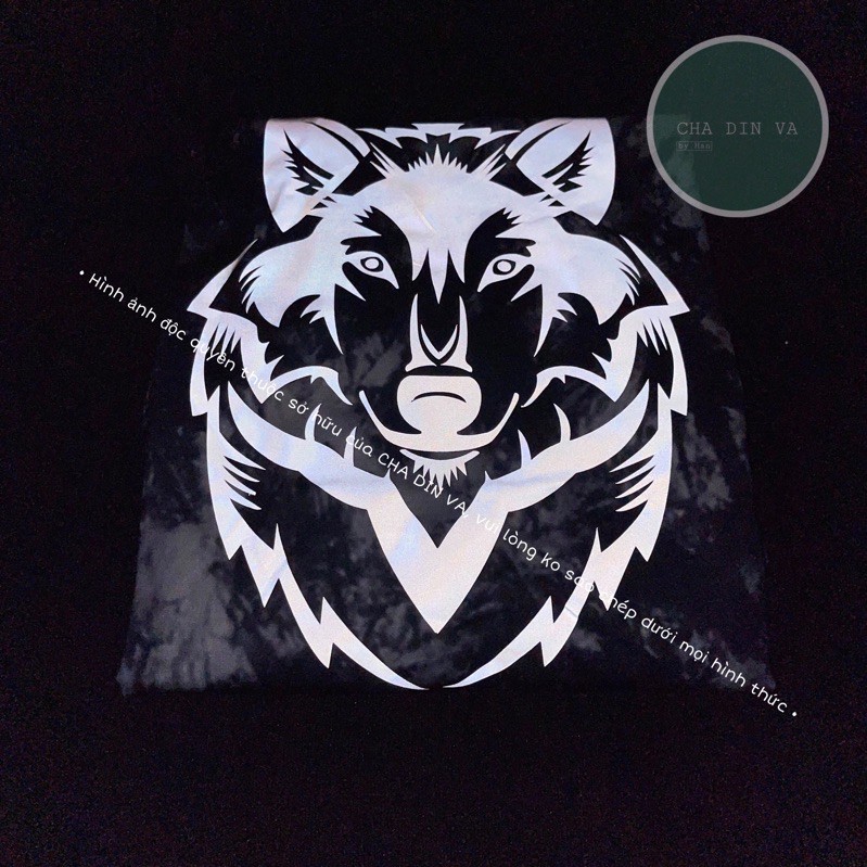 Áo Thun Nam Nữ phản quang Unisex Nam Nữ From rộng tay lỡ -.Áo phông loang màu phản quang hình sói Hàng Cao Cấp | BigBuy360 - bigbuy360.vn