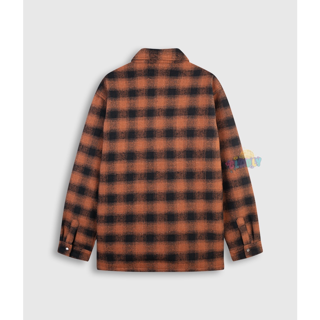 Áo Khoác Stussy Họa Tiết  KYNETON CHECK OVERSHIRT
