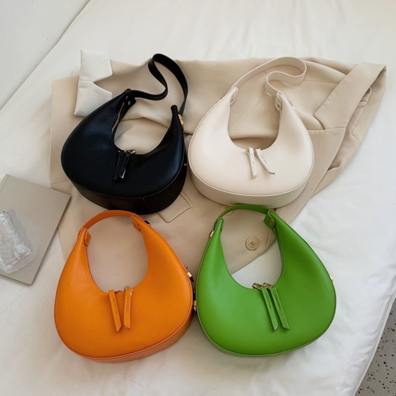 Túi Da PU Đeo Chéo YOIOI Hình Bán Nguyệt Xinh Xắn Cho Nữ