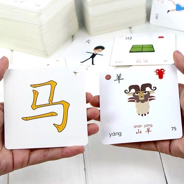 [Tặng Quà] Flashcard học tiếng Trung - Thẻ học từ vựng tiếng Trung, học chữ Hán, chữ Trung Quốc, chữ thư pháp