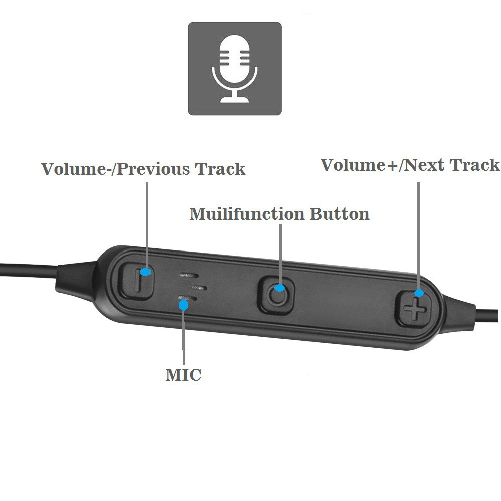 Tai Nghe Bluetooth Thể Thao Có Nam Châm