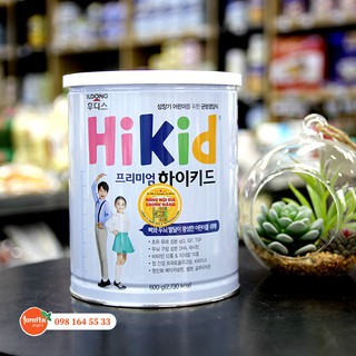 Sữa Hikid vị vani 600g (từ 1 tuổi)