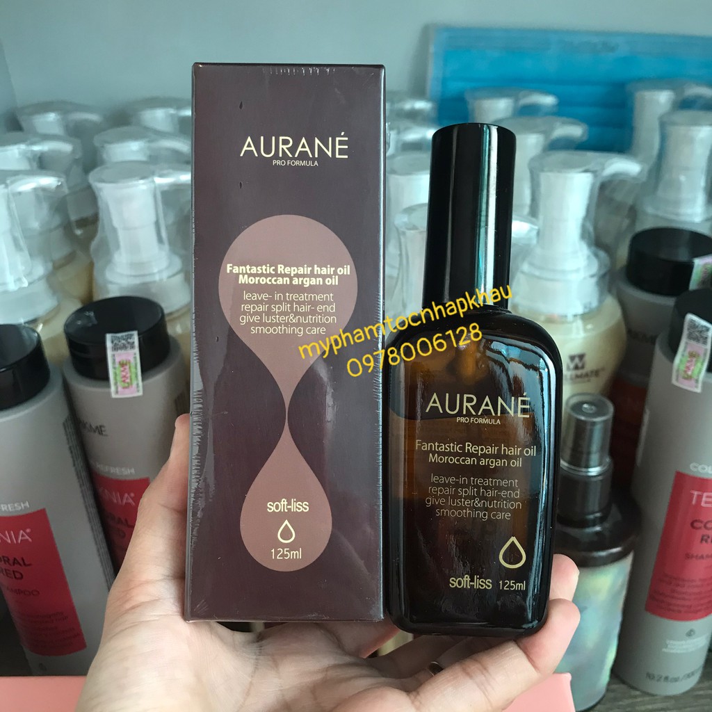 [#aurane_cam_kết_chính_hãng] TINH DẦU DƯỠNG VÀ PHỤC HỒI TÓC SOFT-LISS AURANE PHÁP 125ML