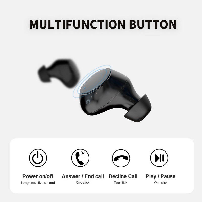 Tai nghe KCO Y1 không dây Bluetooth nhét tai kết nối tự động cho iOS &amp; Android