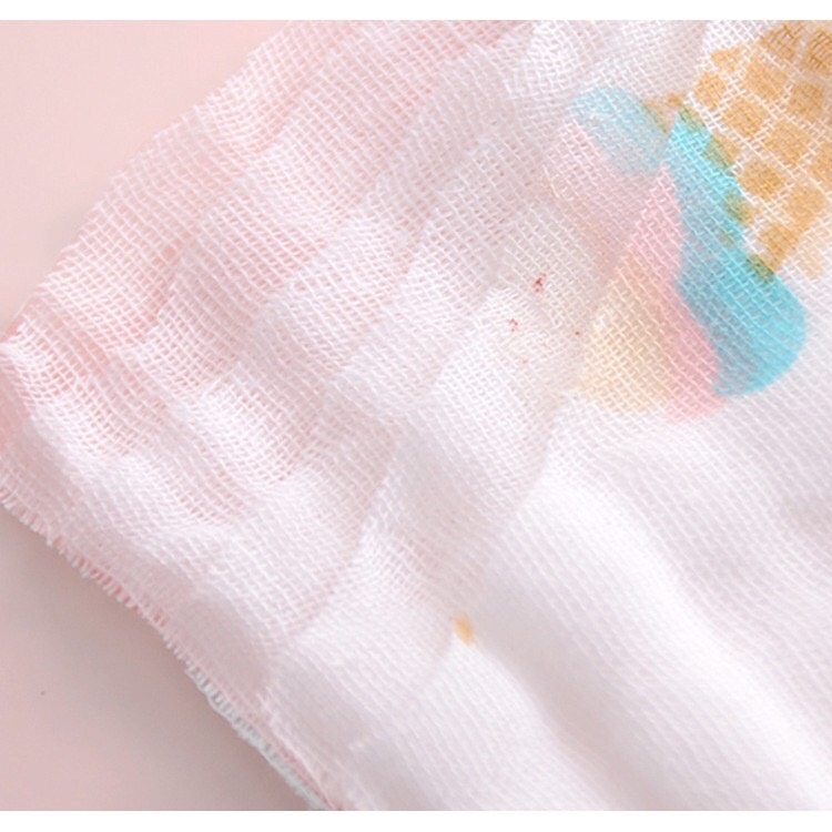 Khăn tắm xô cho bé hàng xuất Nhật 100% cotton 6 lớp đa năng mềm mịn êm ái thấm hút tốt dễ giặt không bong xù