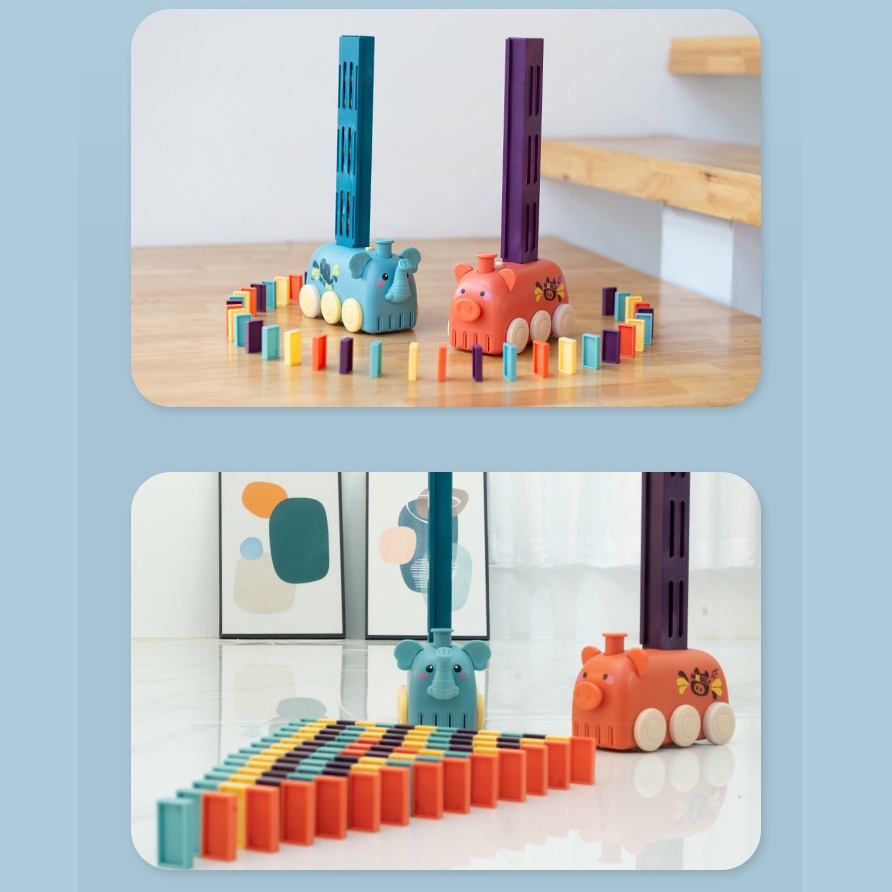 Xe tàu hỏa - thả domino cực hay hình thú mới nhất 2022