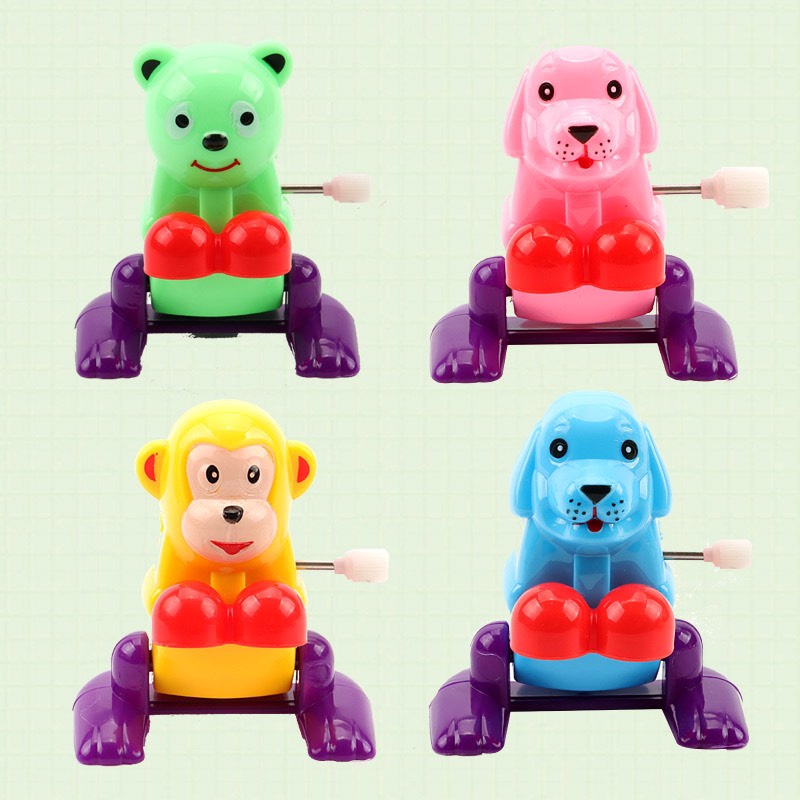 Động vật lên dây cót bât nhảy cho bé