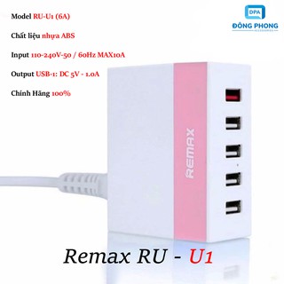 Củ Sạc REMAX RU-U1 5 cổng
