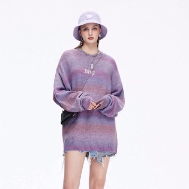 Áo len nữ form rộng Boy London hàng xuất dư chính hãng