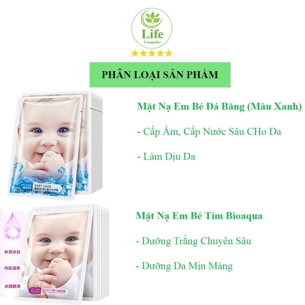 Mặt Nạ Giấy Em Bé Baby Skin - Mặt Nạ Nội Địa Trung Bioaqua Cấp Ẩm Dưỡng Trắng Da Life Cosmetics
