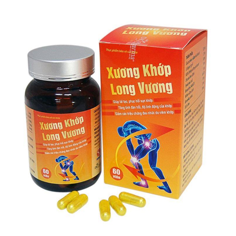 Viên Uống Xương Khớp Long Vương Giúp Tái Tạo, Phục Hồi Mô Sụn Khớp, Tăng Tính Đàn Hồi