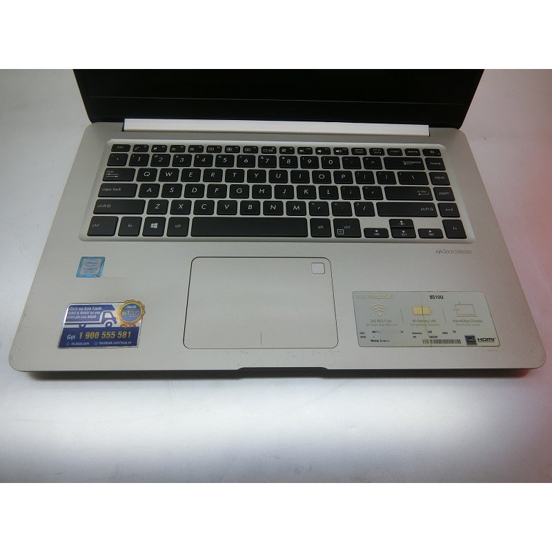 Laptop Cũ Asus X510UA/ CPU Core i3-7100U/ Ram 4GB/ Ổ Cứng SSD 128GB/ VGA Intel HD Graphics 620/ LCD FULL HD 15.6'' inch 