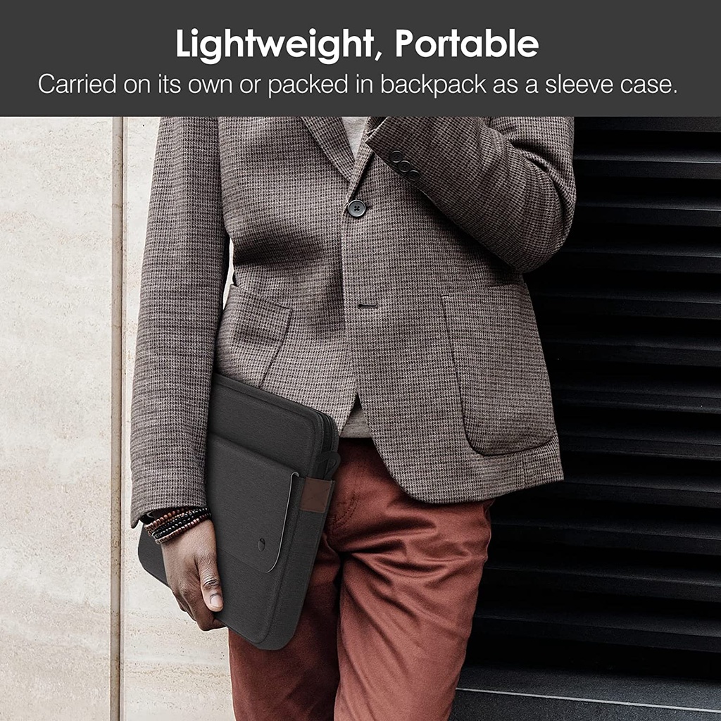 Túi Đựng Máy Tính Bảng Bằng Polyester Có Dây Đeo Vai Cho iPad Air 5 10.9 &quot;2022 / Tab A 11 2021-2018 / iPad Air 4 10.9 / Tab S8 2022 / Tab A 10.1 9 / 9