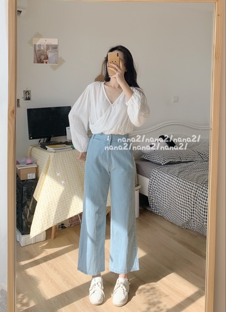 Áo thô vạt croptop