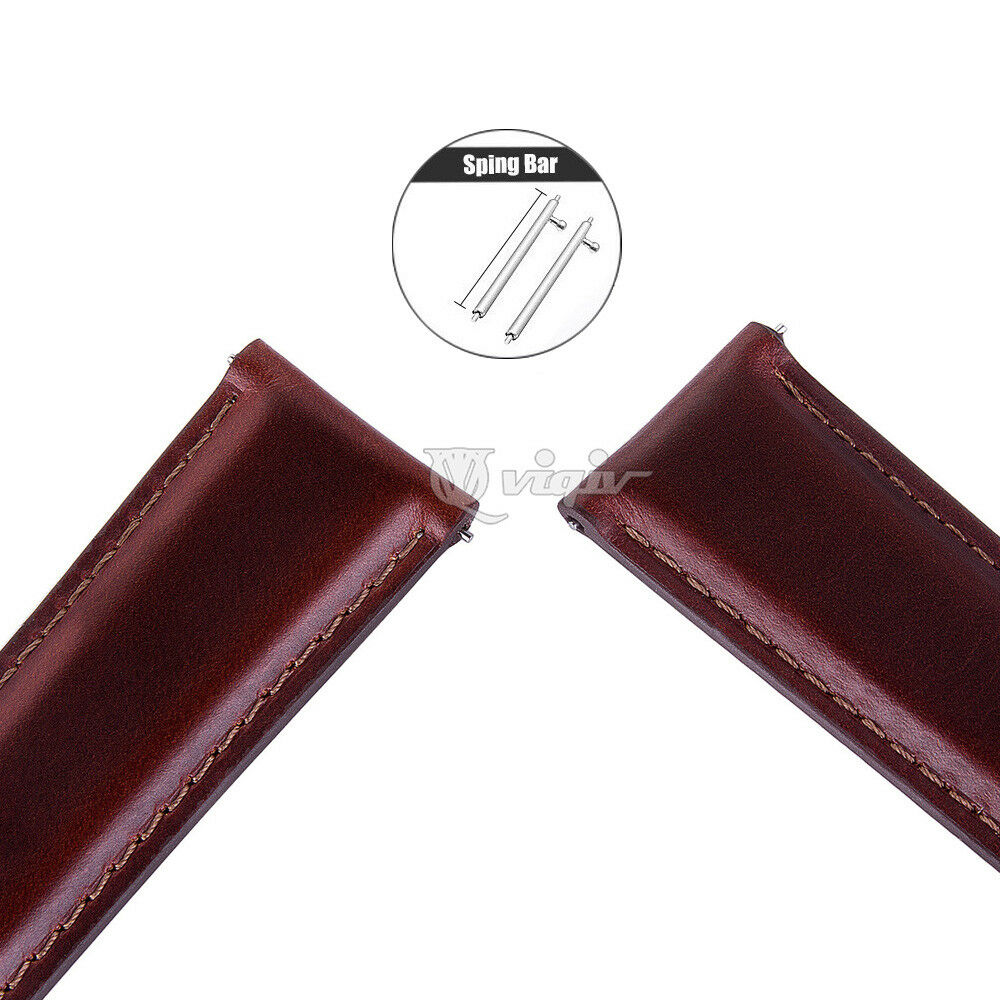 Dây da thay thế thích hợp cho Đồng hồ Fossil 18 / 20 / 22mm