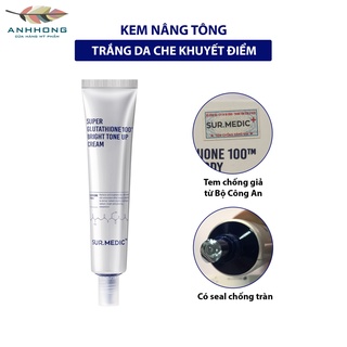 Kem Dưỡng Sur.Medic Super Glutathione 100 Bright Tone Up Cream